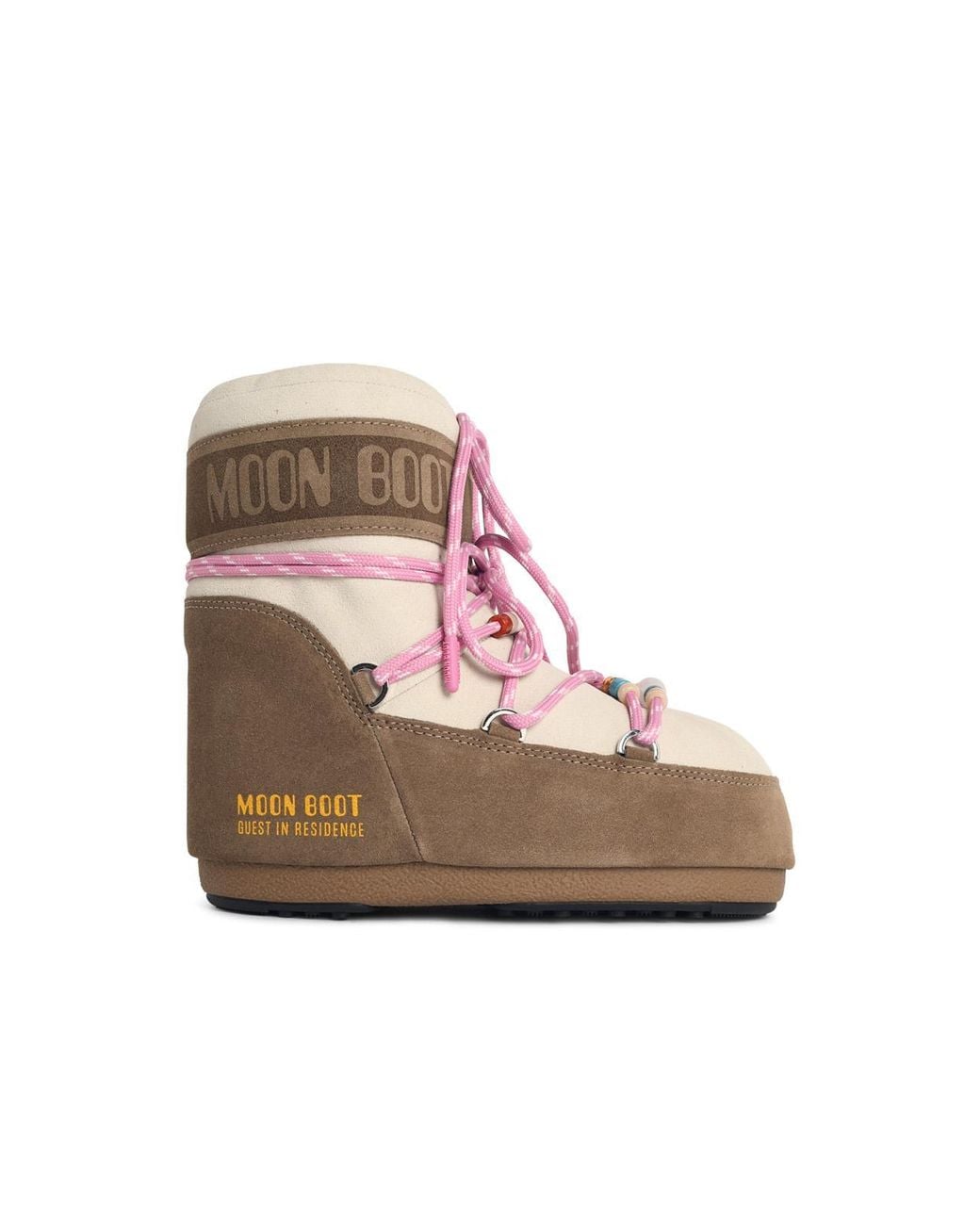 Moon Boot 'Icon' Basso di Moonboot in Pink