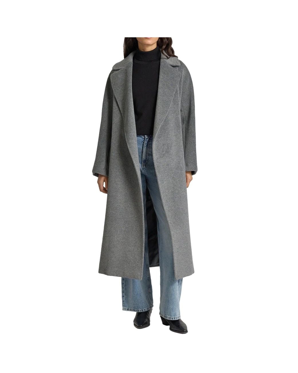 Weekend by Maxmara Gray Weekend Tempera Wool Coat