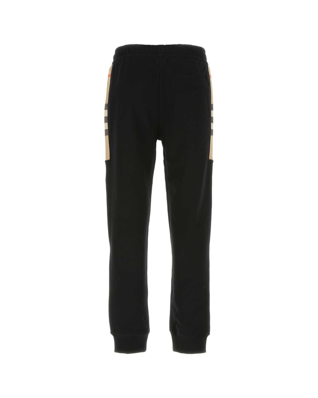 Burberry Black Stretch Cotton Joggers