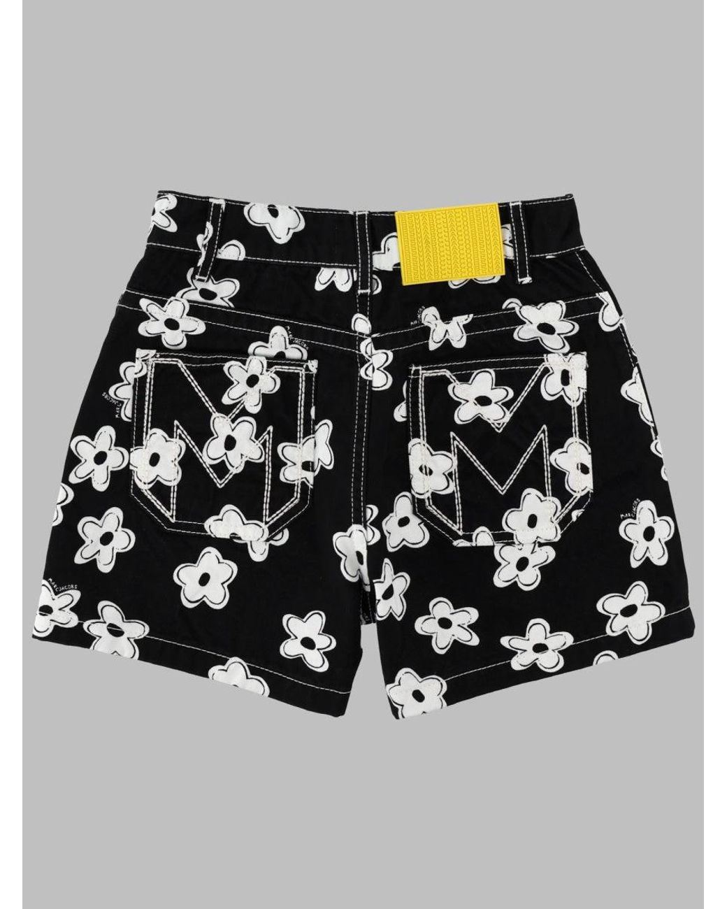Marc Jacobs Black Girls' Mini Cotton Shorts