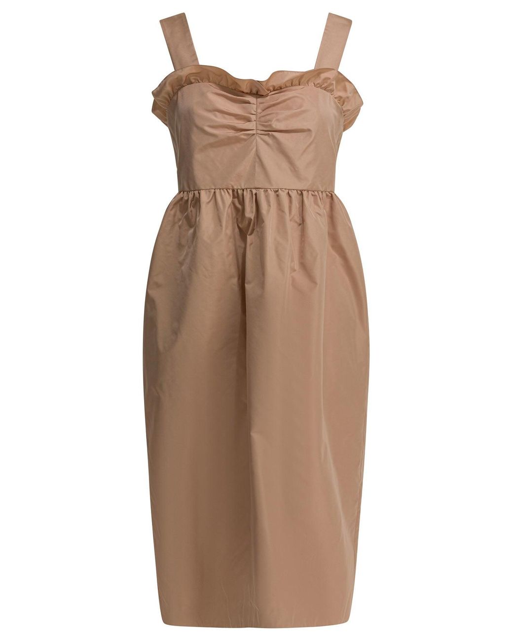 Chloé Brown Balloon Dress