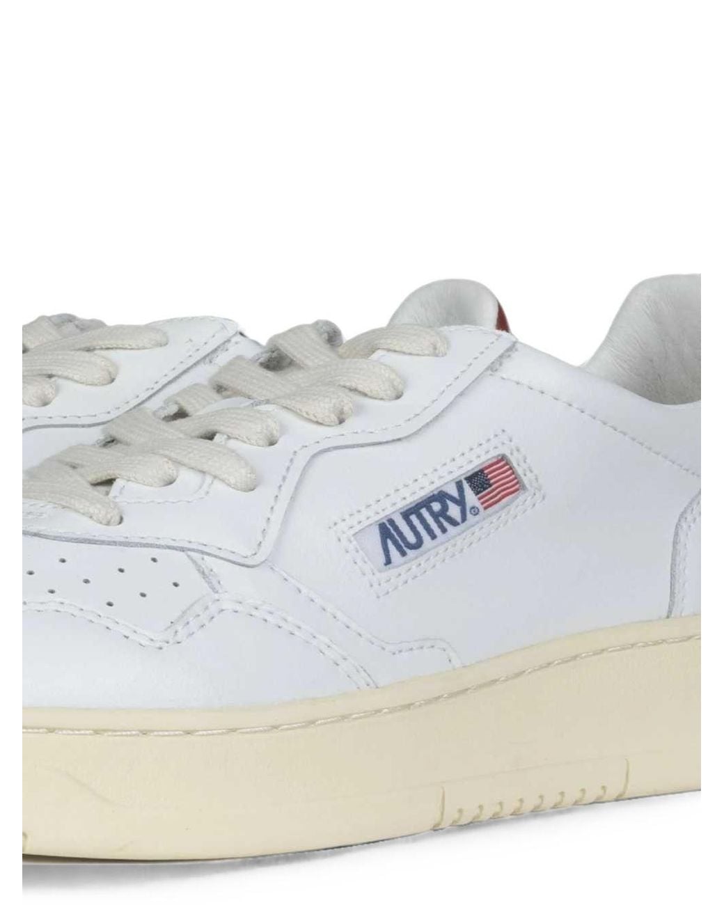 Autry White Medialist Low Sneakers