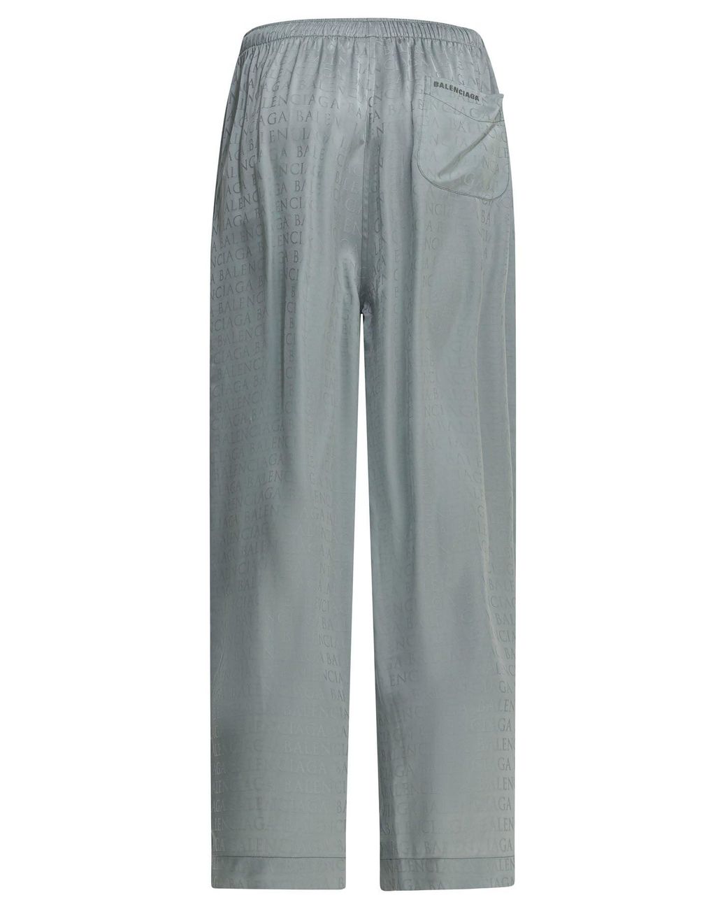 Balenciaga Gray Viscose Trousers
