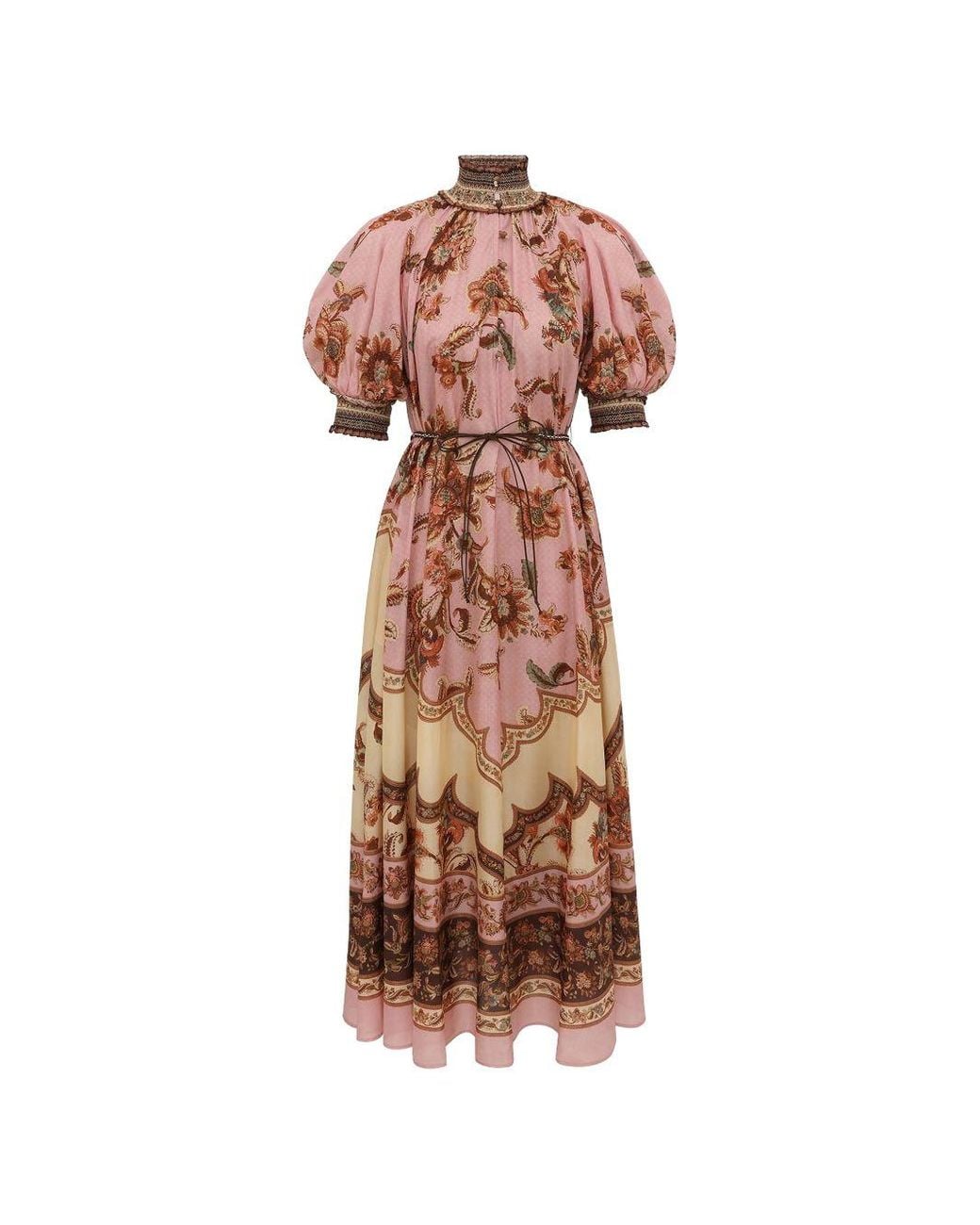 Zimmermann Pink Floral Maxi Dress