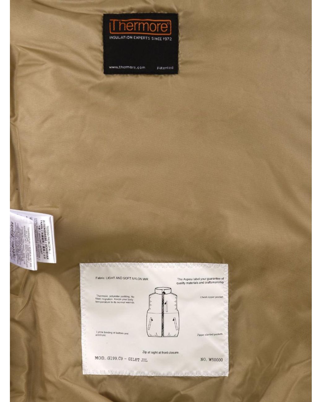 Aspesi Natural Jacken Beige