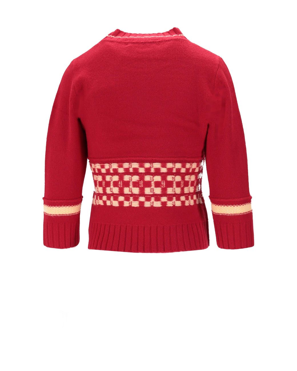 B.B. Wallace Red Pullover mit Rundhalsausschnitt