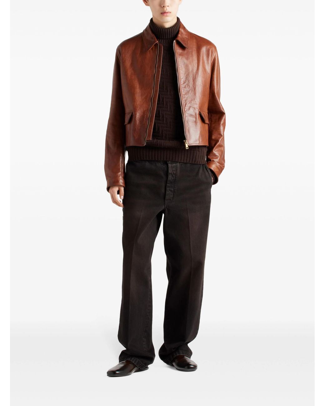 Prada Black Loose-Fit Jeans for men