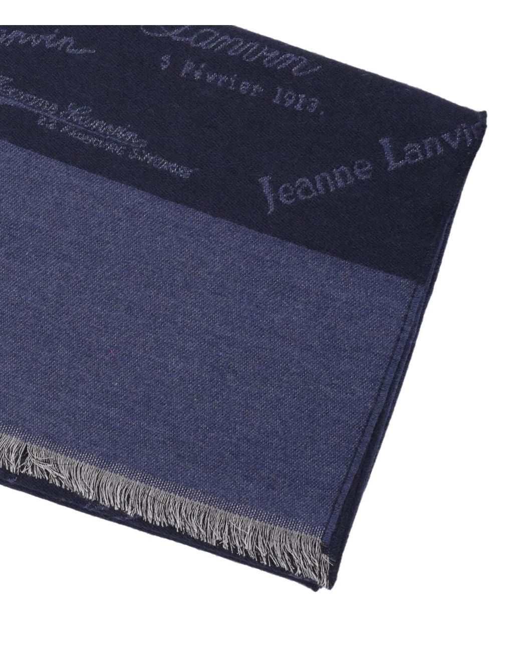 Lanvin Blue Scarfs