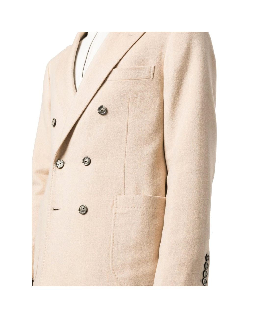 Brunello Cucinelli Natural Wool Jacket for men