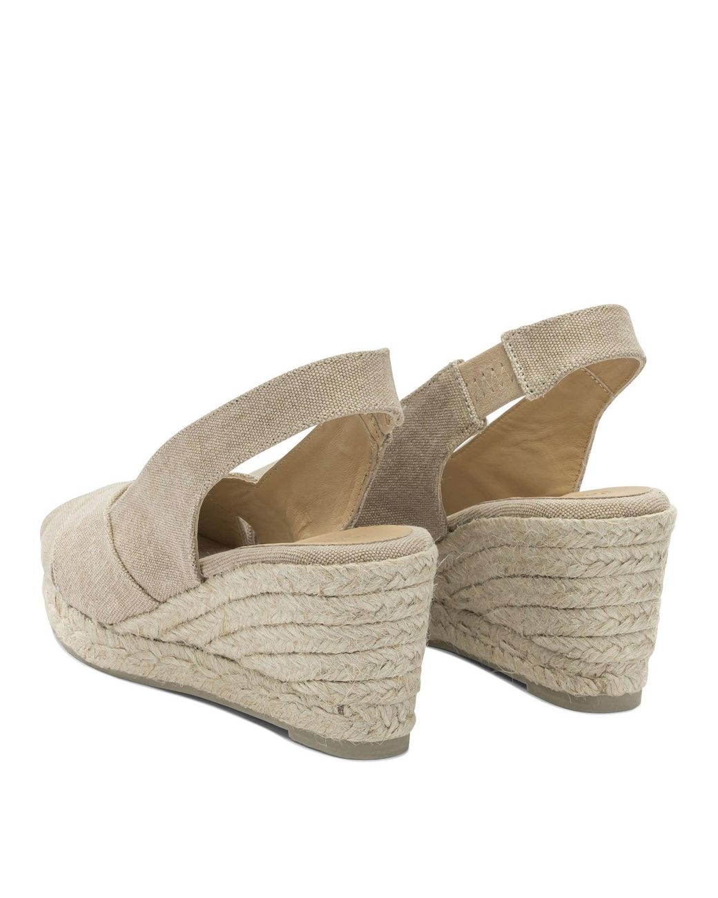 Castaner White "Diana 70 Mm" Heeled Espadrilles