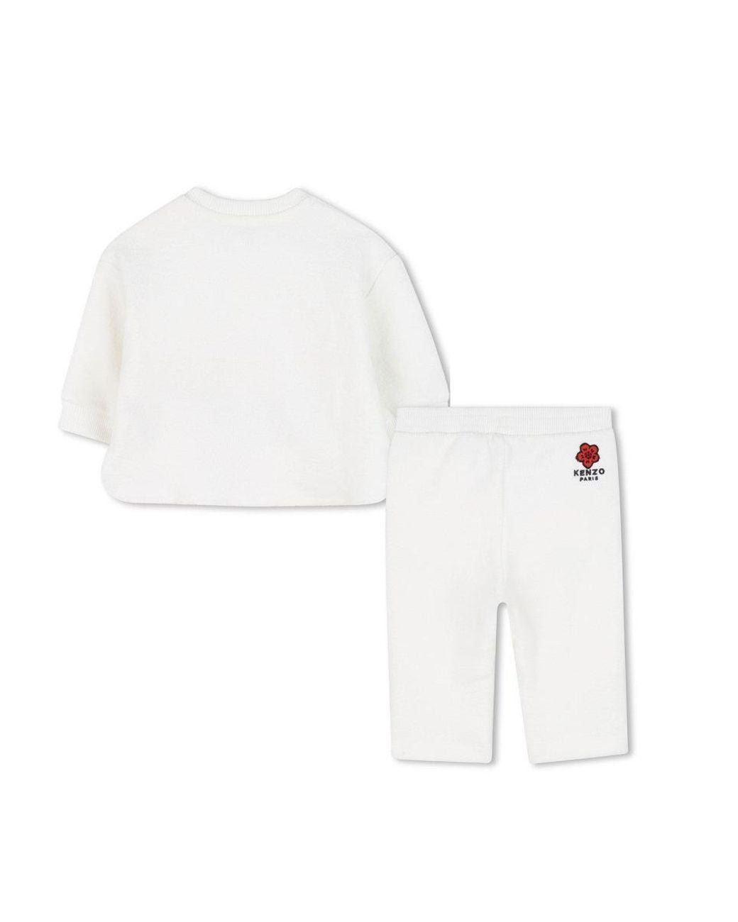 KENZO White Sweatshirt With Pants Set