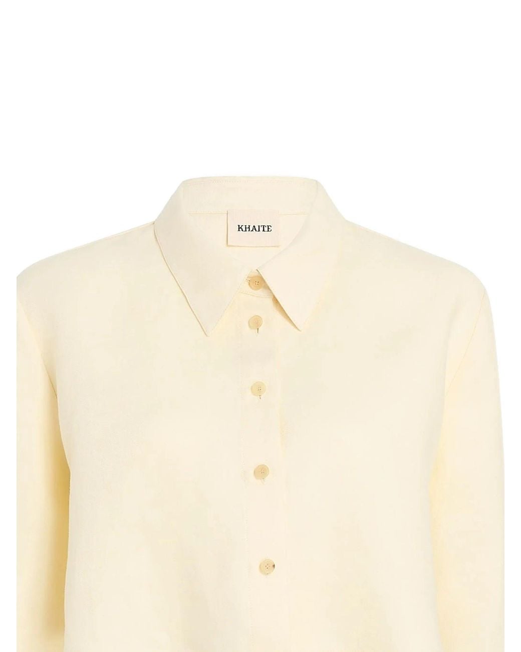 Khaite White Fritz Top