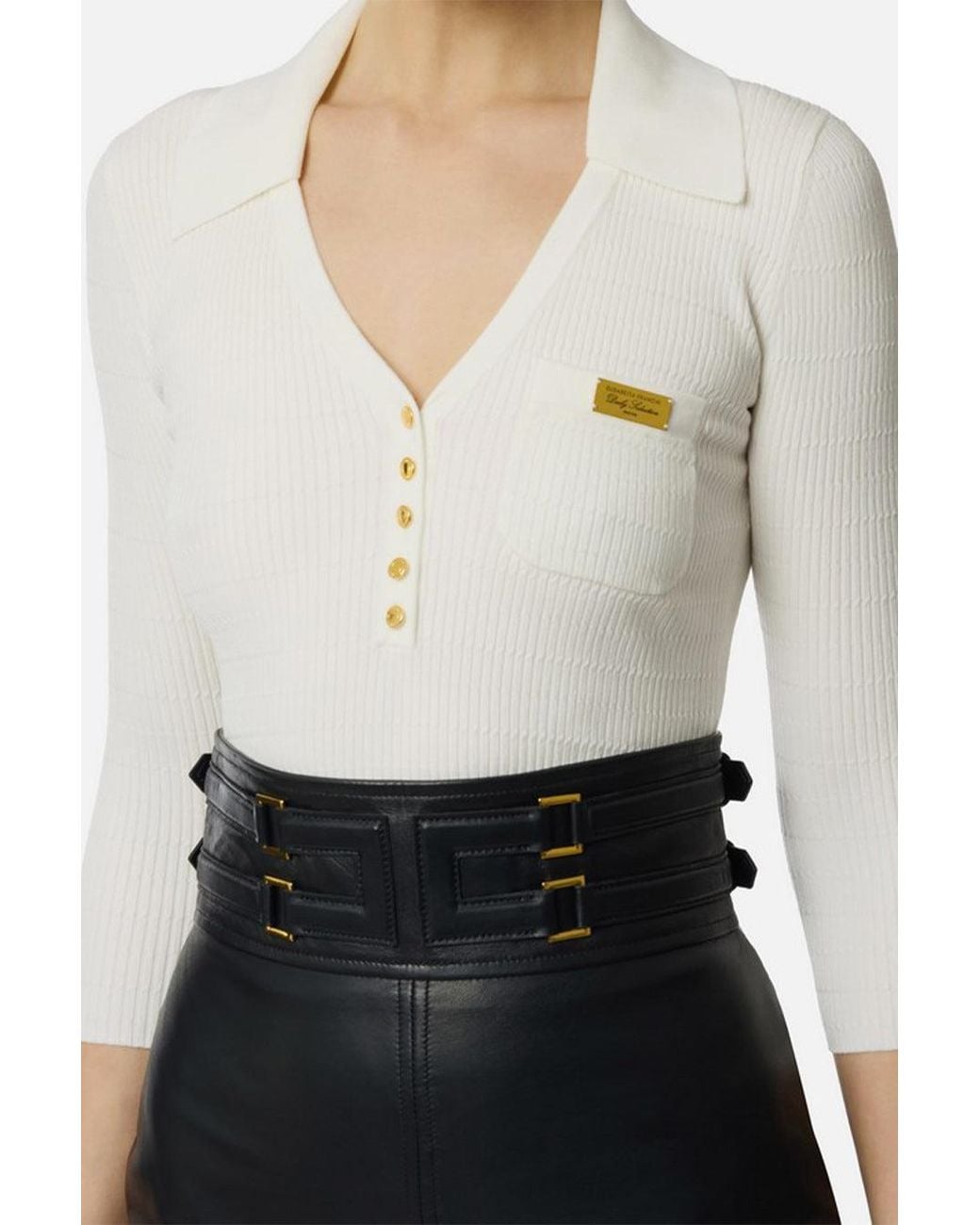 Elisabetta Franchi White Elisabetta Franchi Ivory