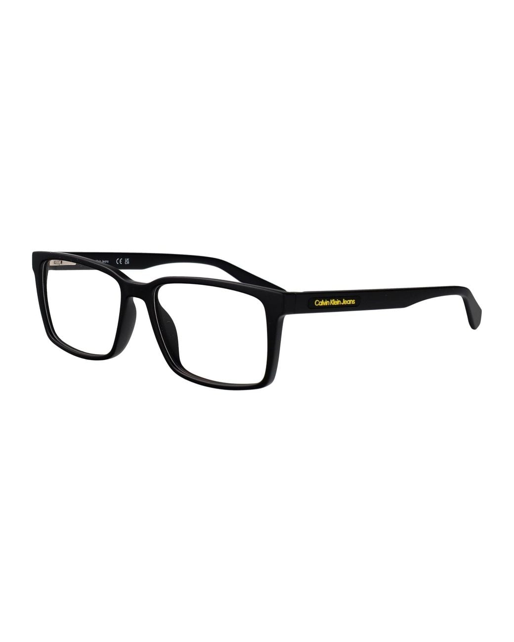 Calvin Klein Black Matte Injected Glasses for men
