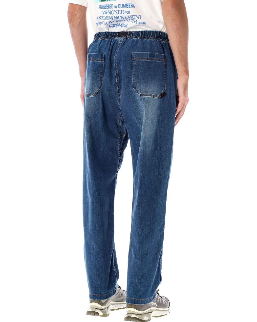 Gramicci Stretch Denim Loose Tapered Ridge Pant in Blue for Men | Lyst