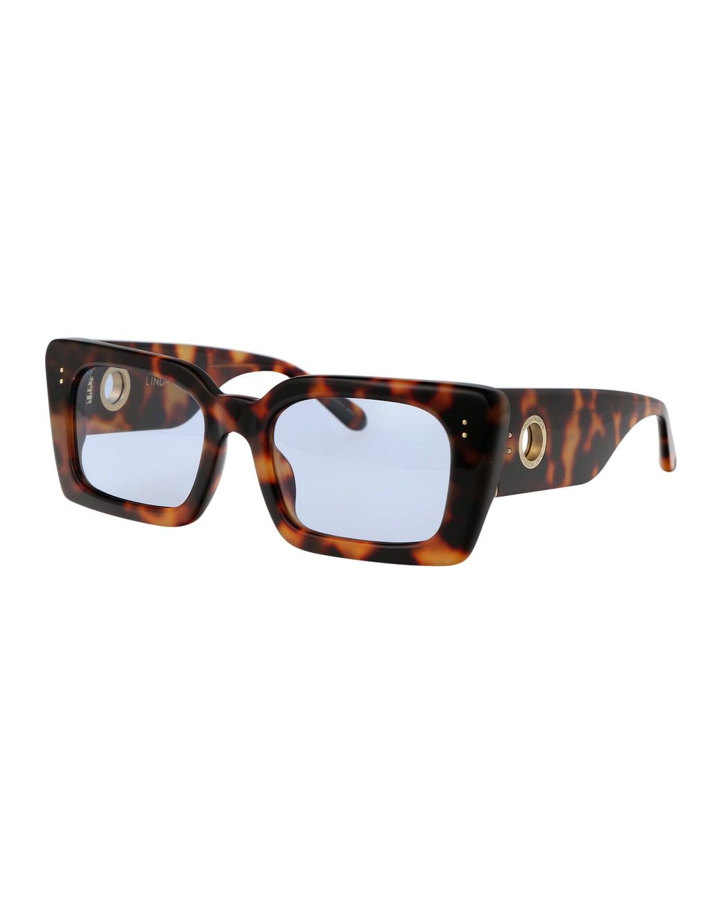 Linda Farrow Black Sunglasses