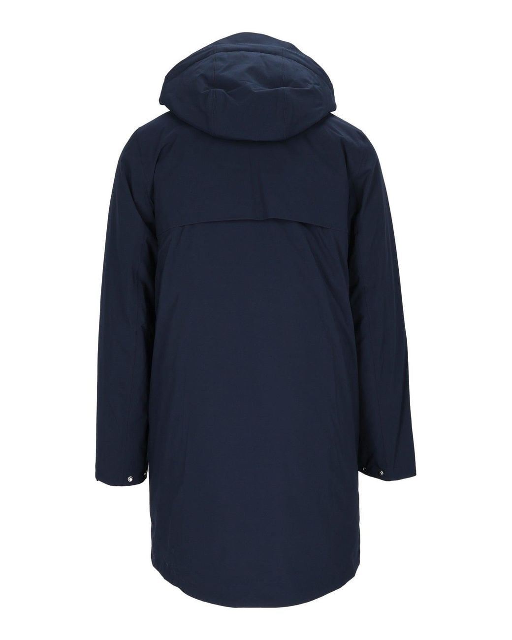 K-Way Blue Thomal Bonded Padded 3/4 Lunghezza