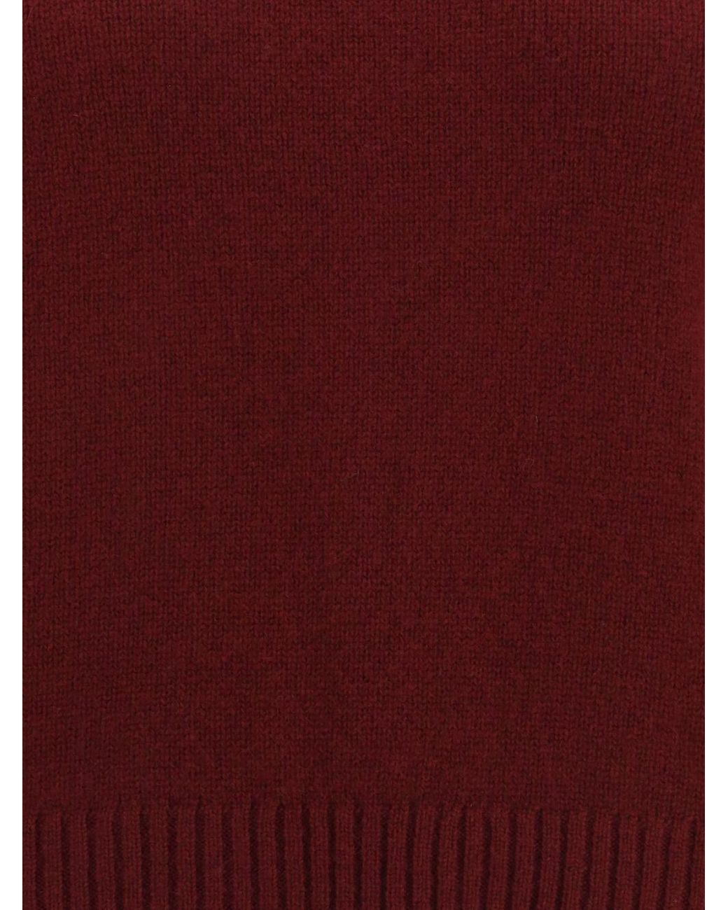 Lisa Yang Red Mable Cashmere Crewneck Sweater