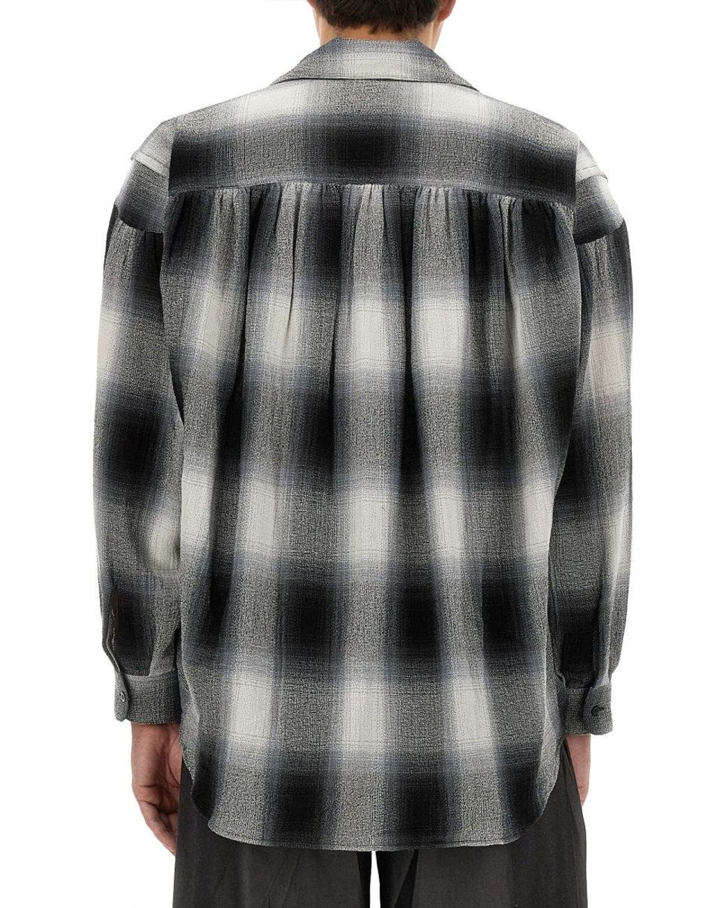 A.I.E. Black Cotton Shirt for men