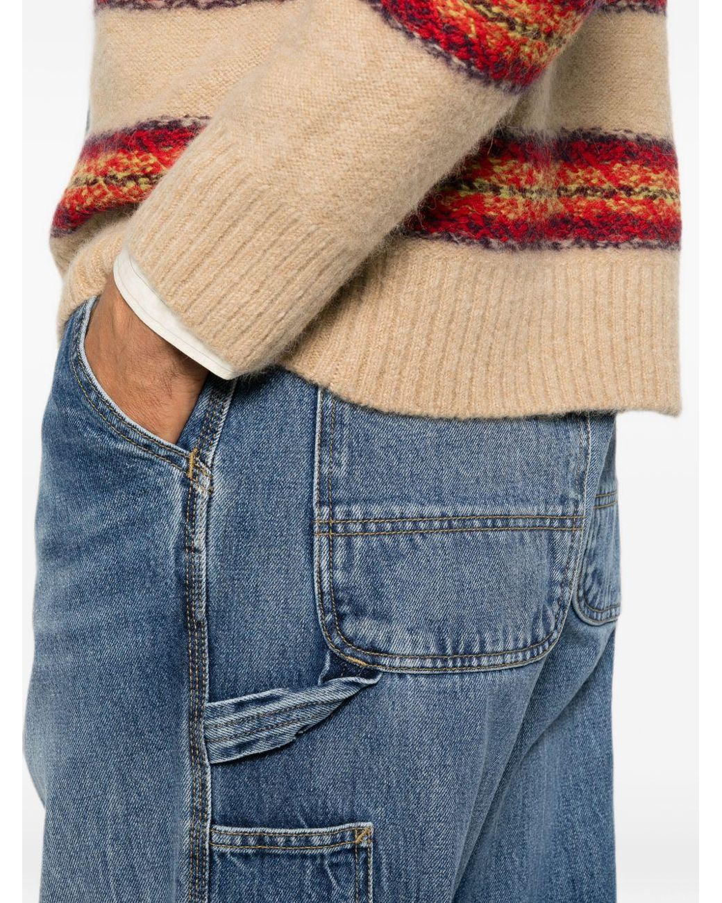 Carhartt Blue Denim Cotton Jeans