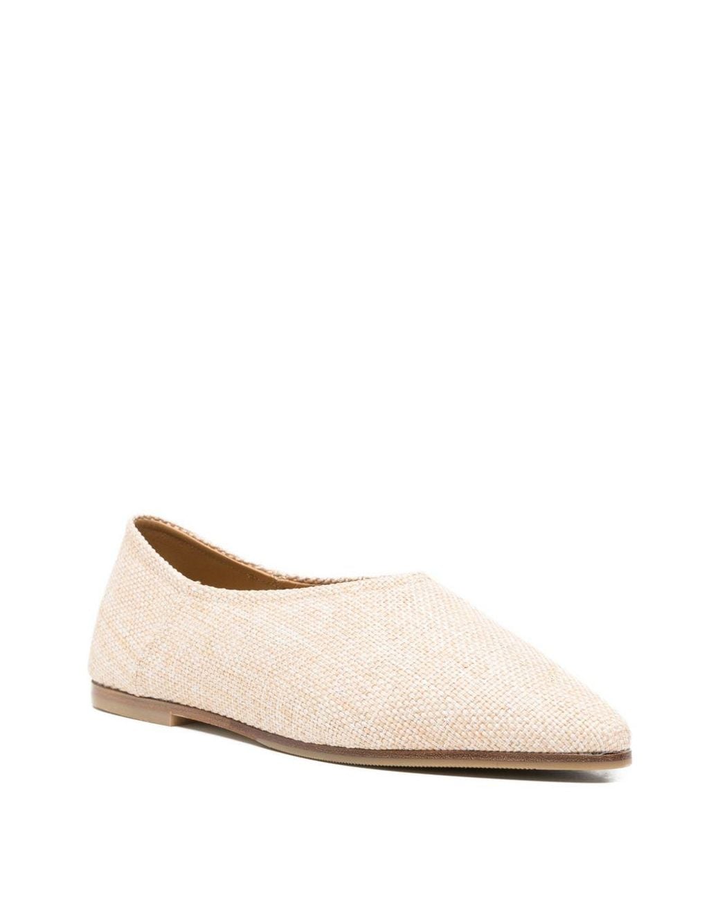 babú Milano Natural Flat Shoes