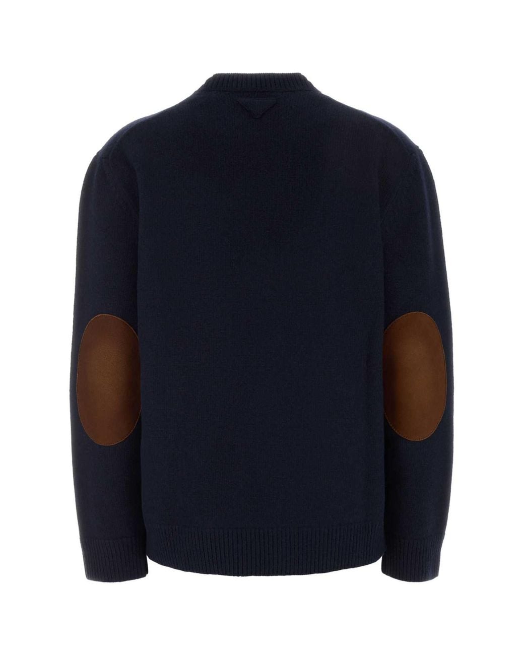Prada Blue Wool Sweater for men