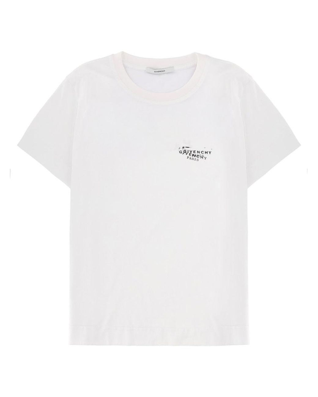Givenchy White T-Shirt With Logo