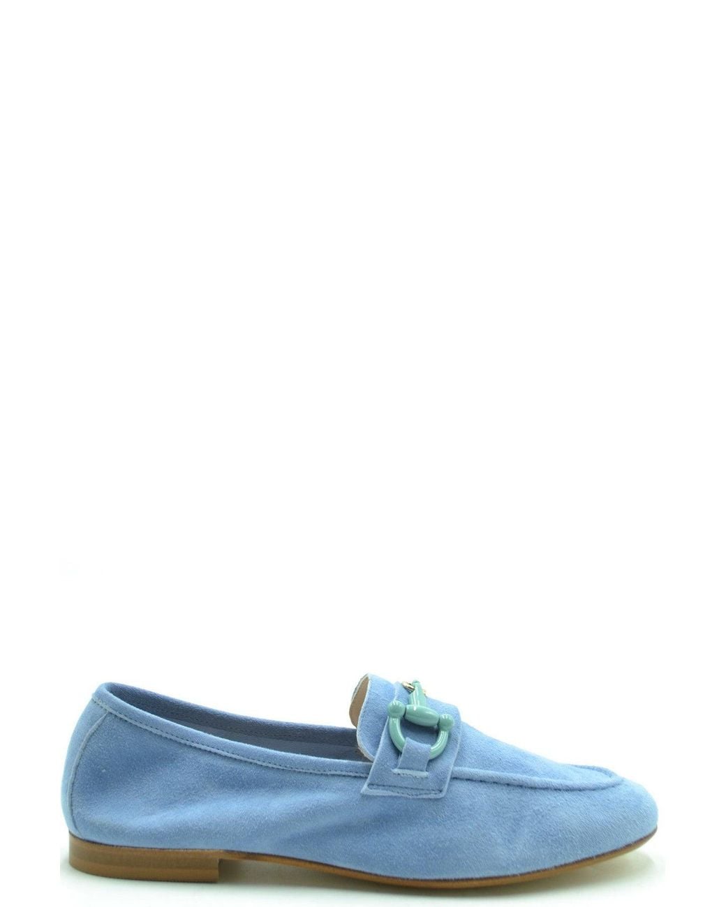 BELLE VIE Blue Moccasins