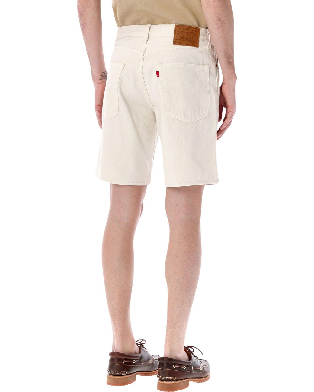 Levi's Natural 468 Loose Denim Shorts for men