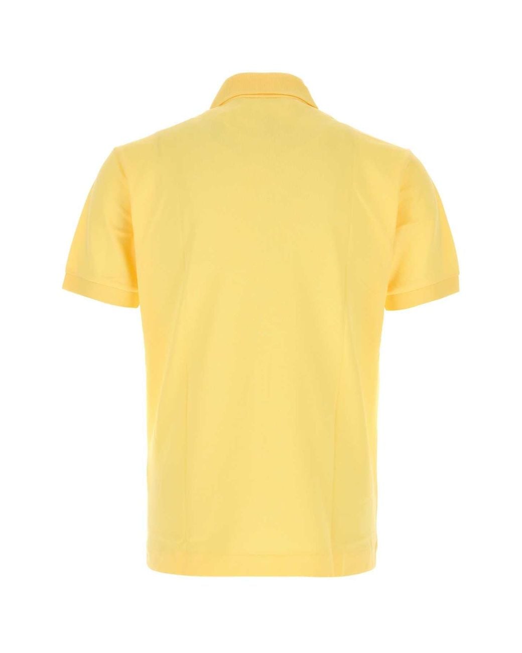 Lacoste Yellow Piquet Polo Shirt
