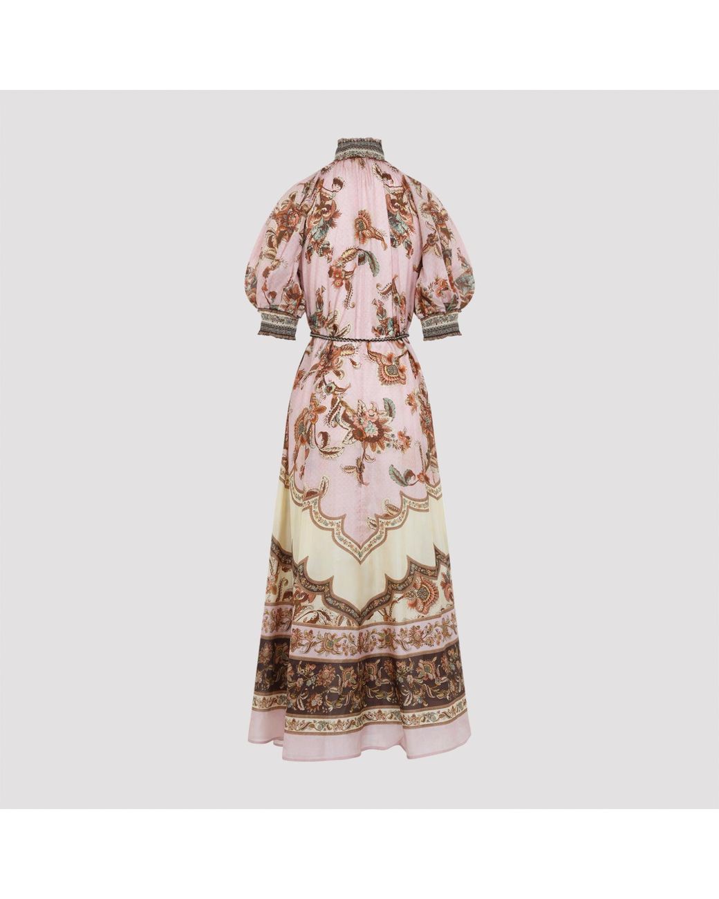 Zimmermann Pink Billow Maxi Dress For