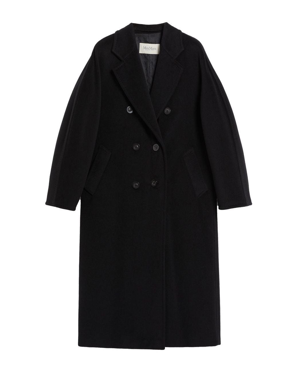Max Mara Black Madame 101801 Icon Coat