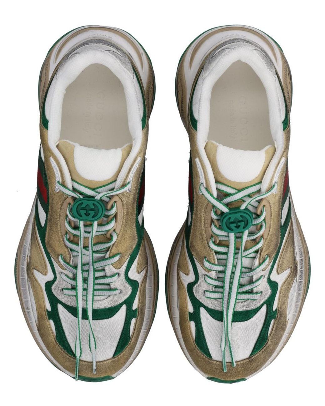 Gucci Green Suede Sneaker for men