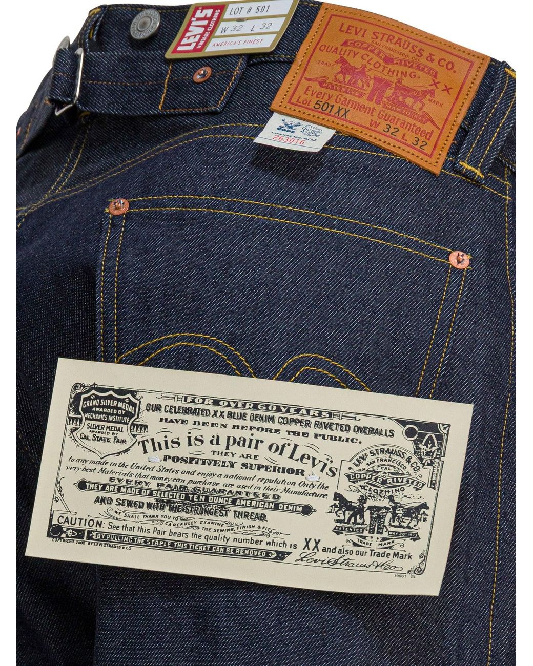 Vaqueros "501® 1933" Levi's de hombre de color Blue