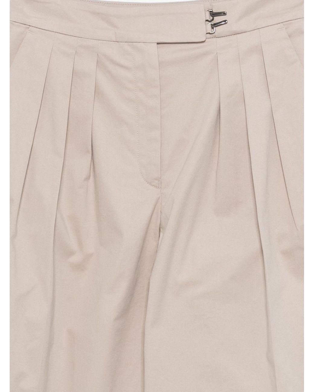 Emporio Armani White Cotton Trousers