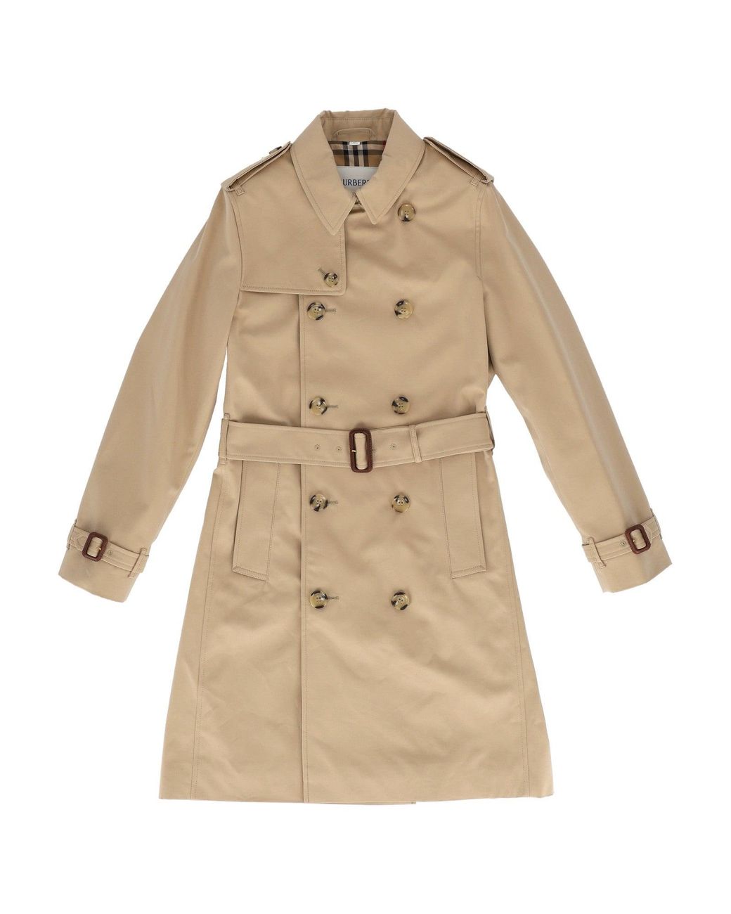 Burberry Kid Girl Loopgraven in het Natural