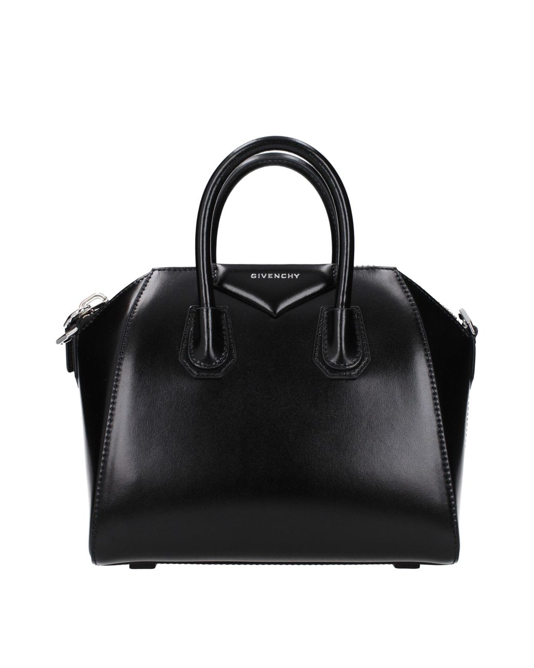 Givenchy Black Antigona Handbag Leather