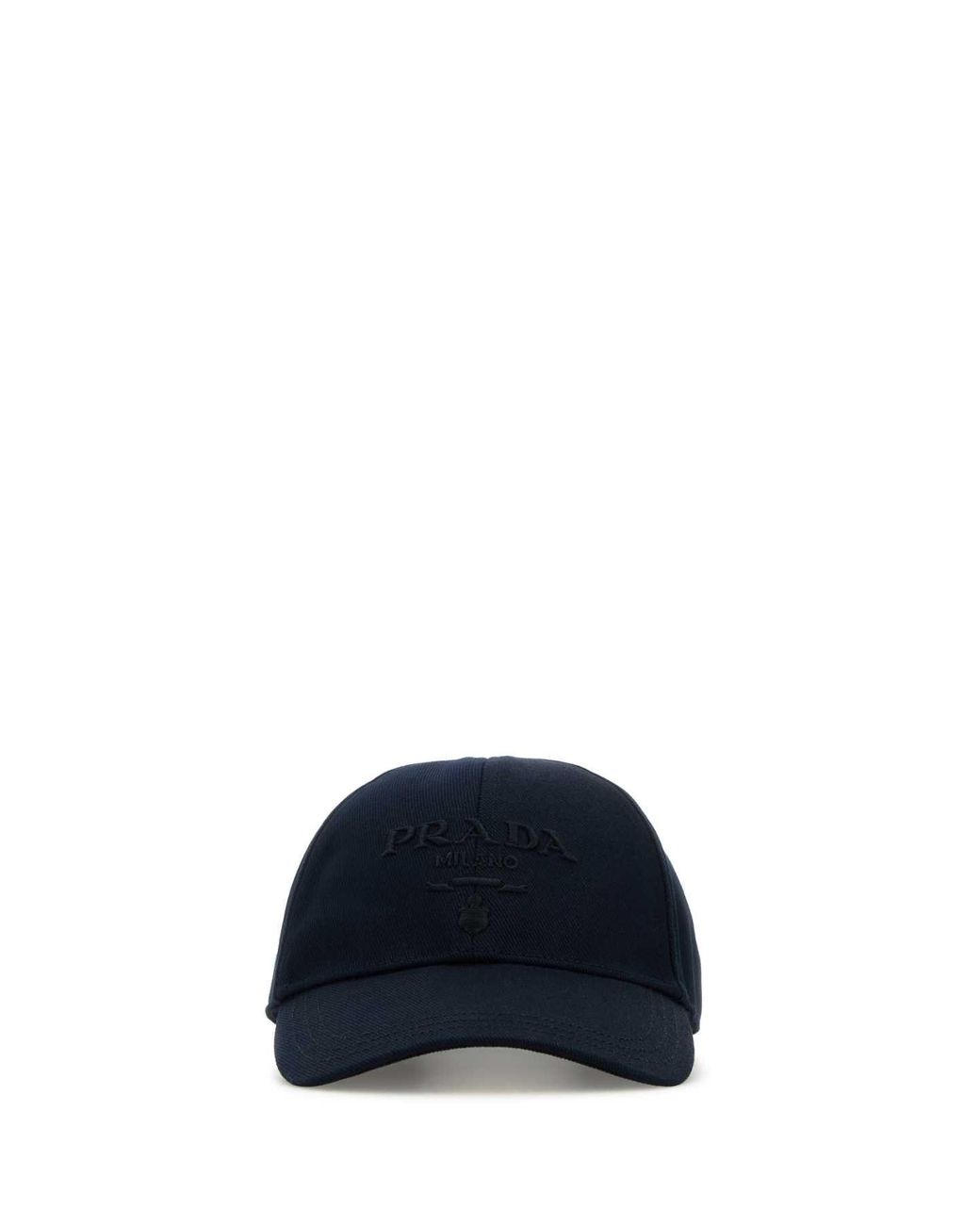 Prada Blue Drill Baseball Cap for men