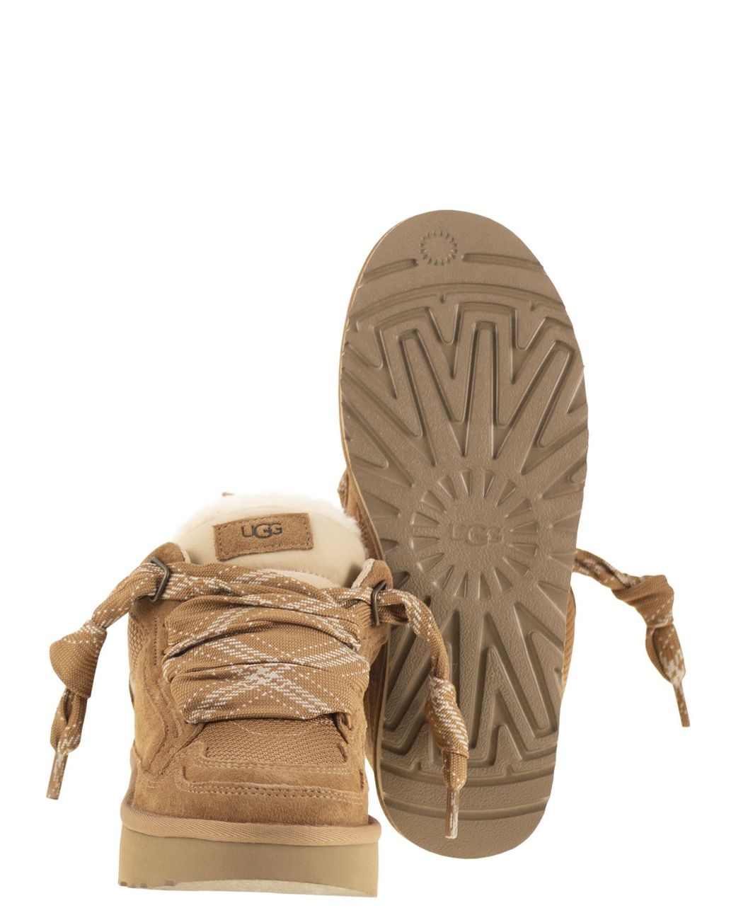 Ugg Brown Lowmel Suede Sneakers
