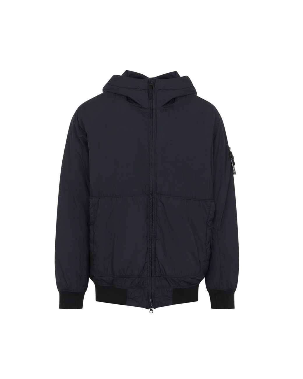 Stone Island Blue Bomber Jacket for men