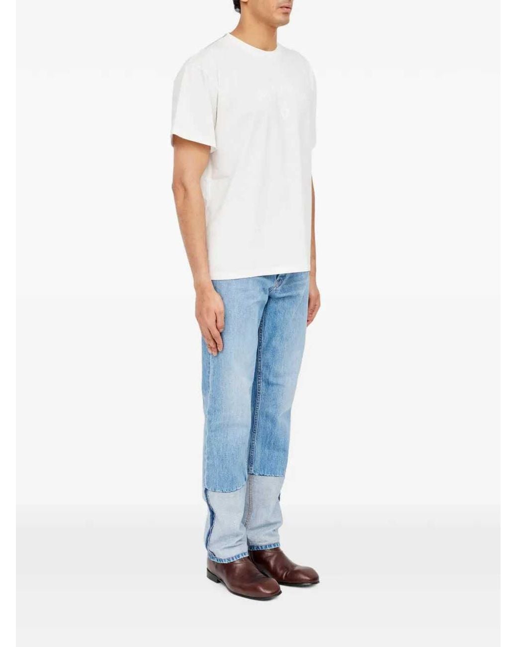 MM6 by Maison Margiela White Mannequin Print T Shirt