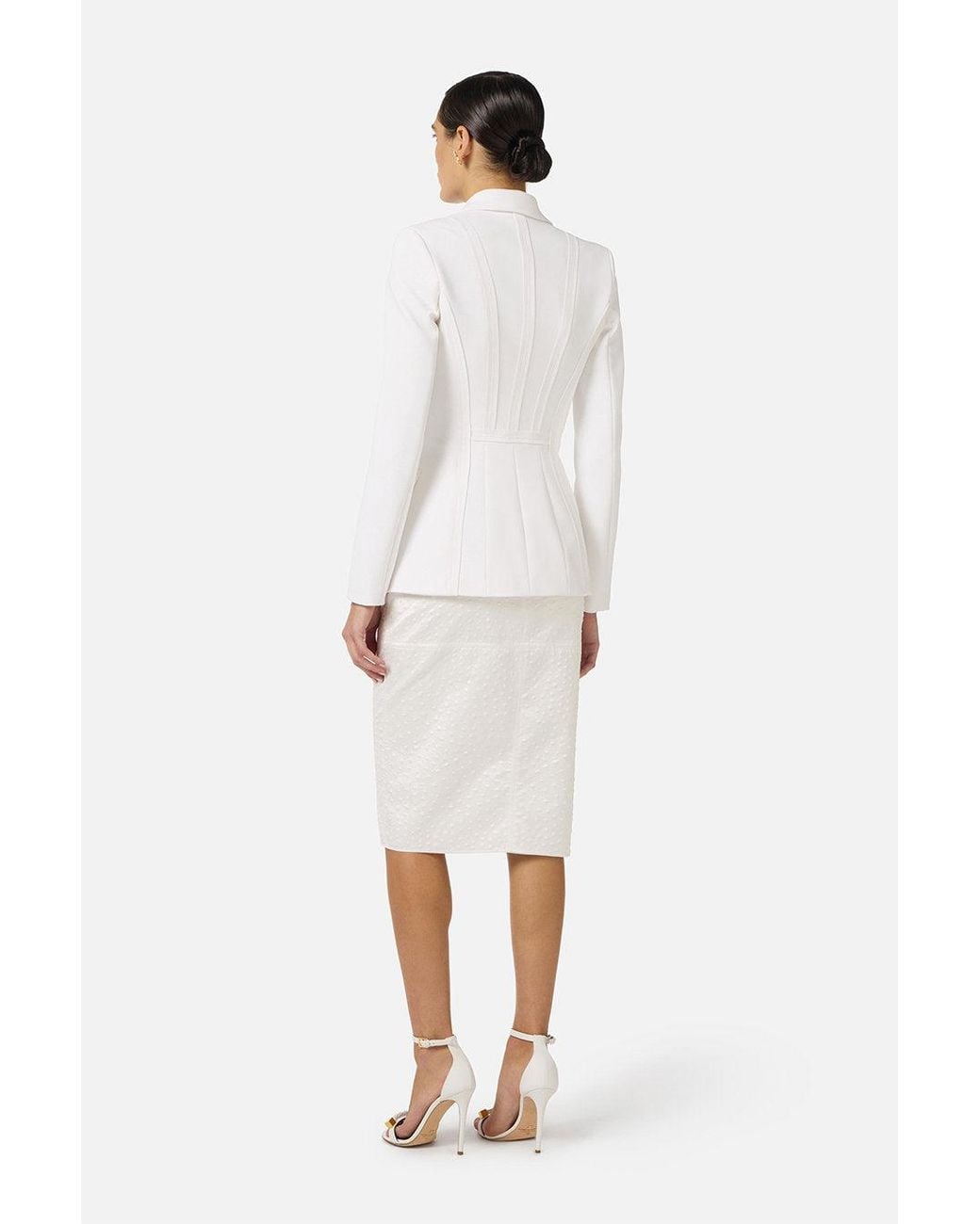 Elisabetta Franchi White Elisabetta Franchi Ivory