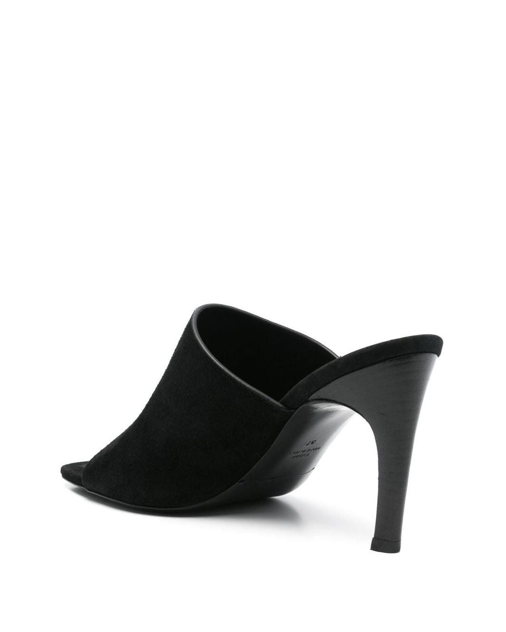 Totême Black Velvet Mules