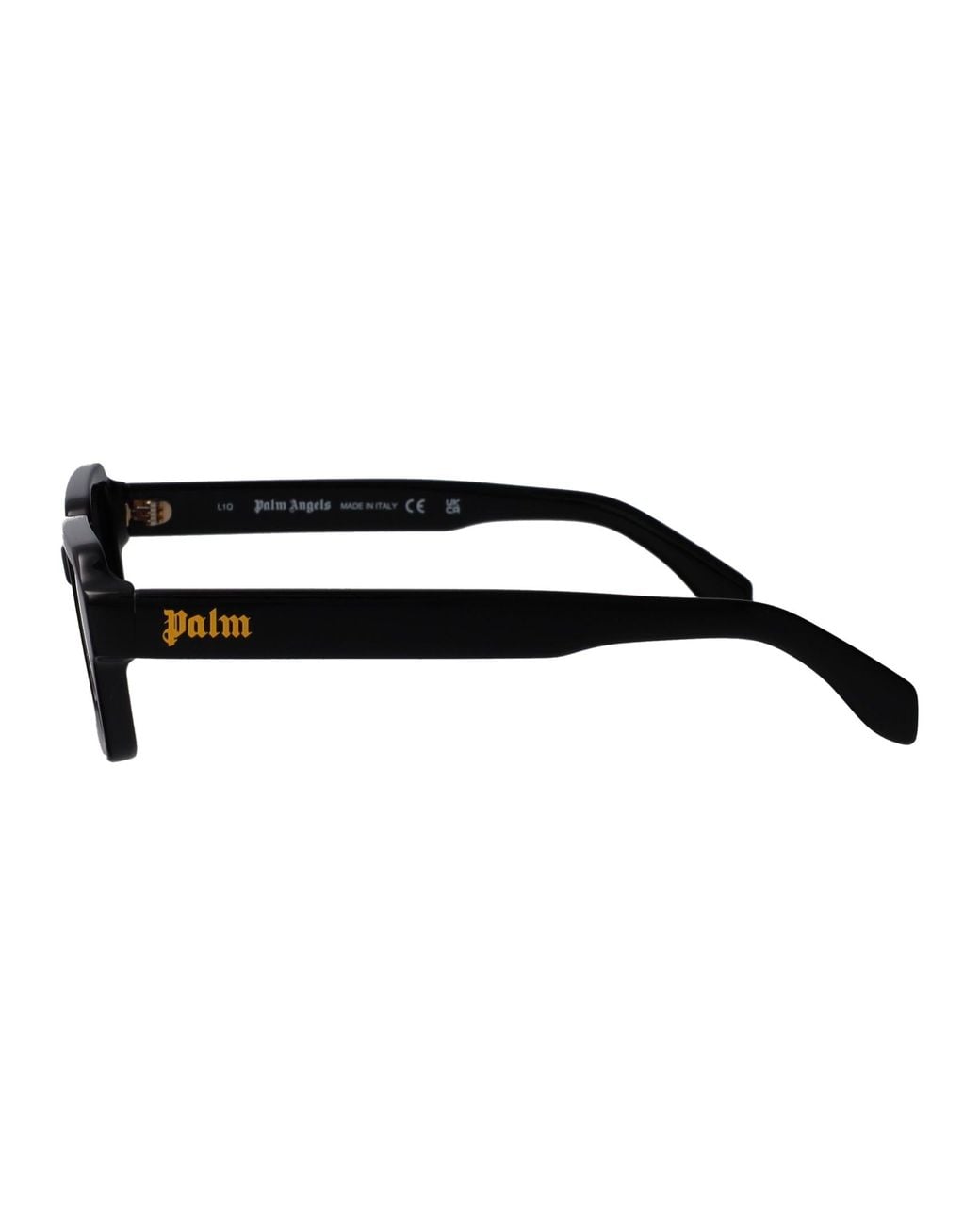Palm Angels Black Shiny Acetate Sunglasses