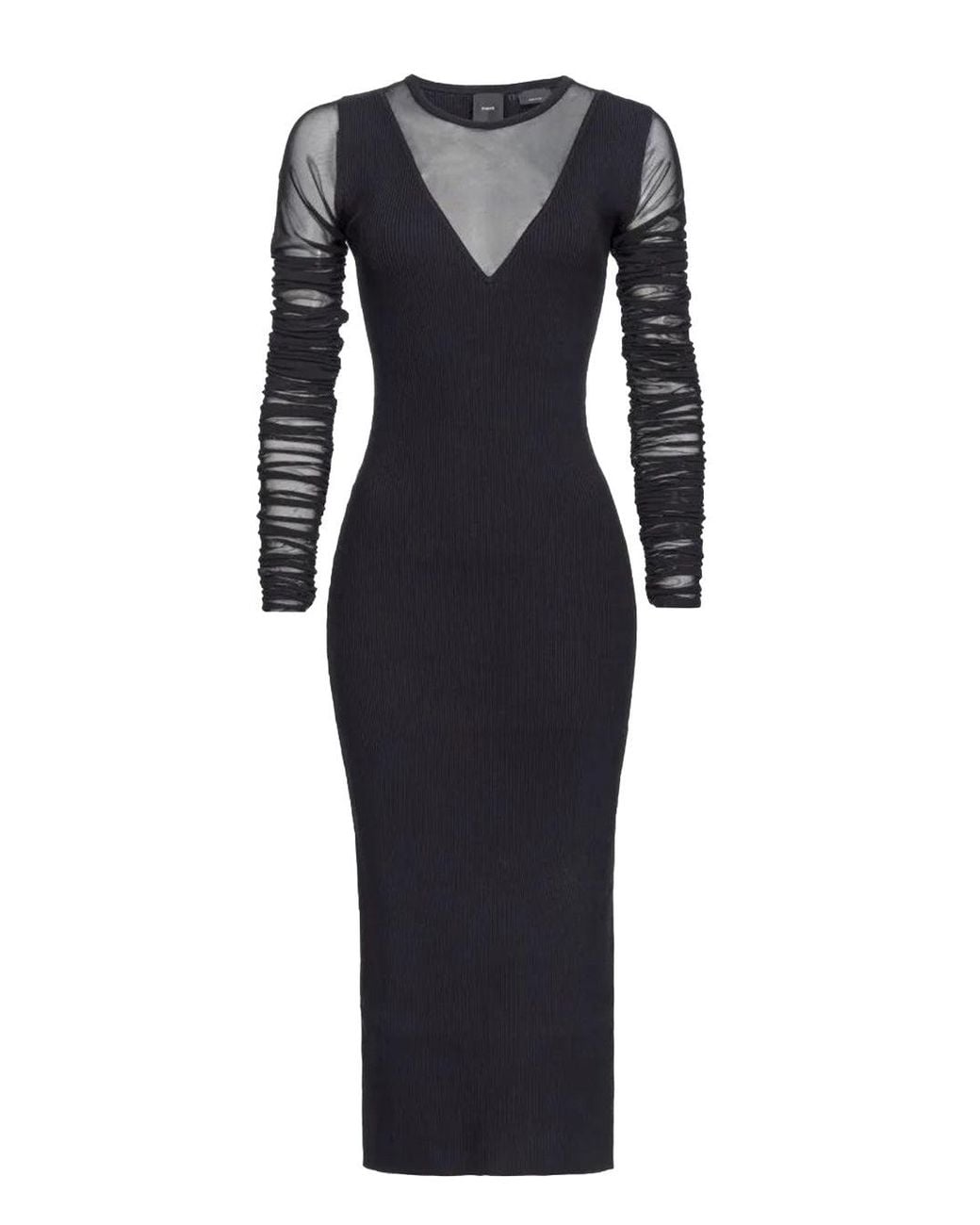 Pinko Black Midi Dress