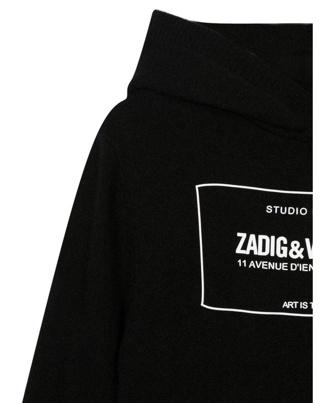 Zadig & Voltaire Black Zadig&Voltaire Hooded Pullover
