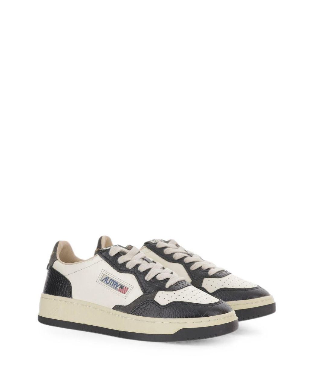 Autry White Medialist Low Sneakers
