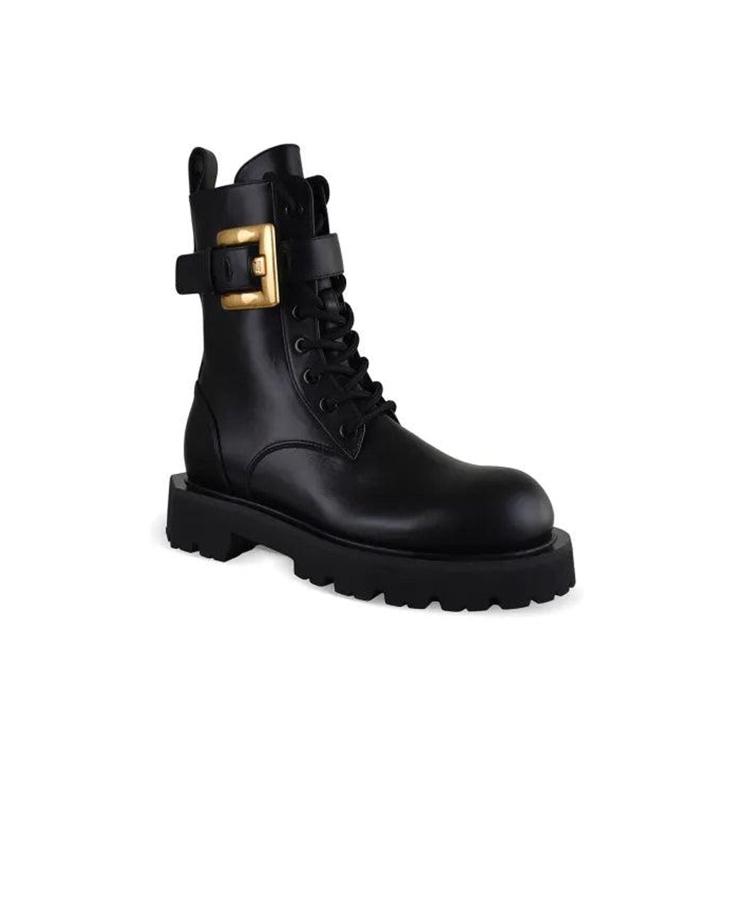 Balmain Black Anthem Ranger Boots