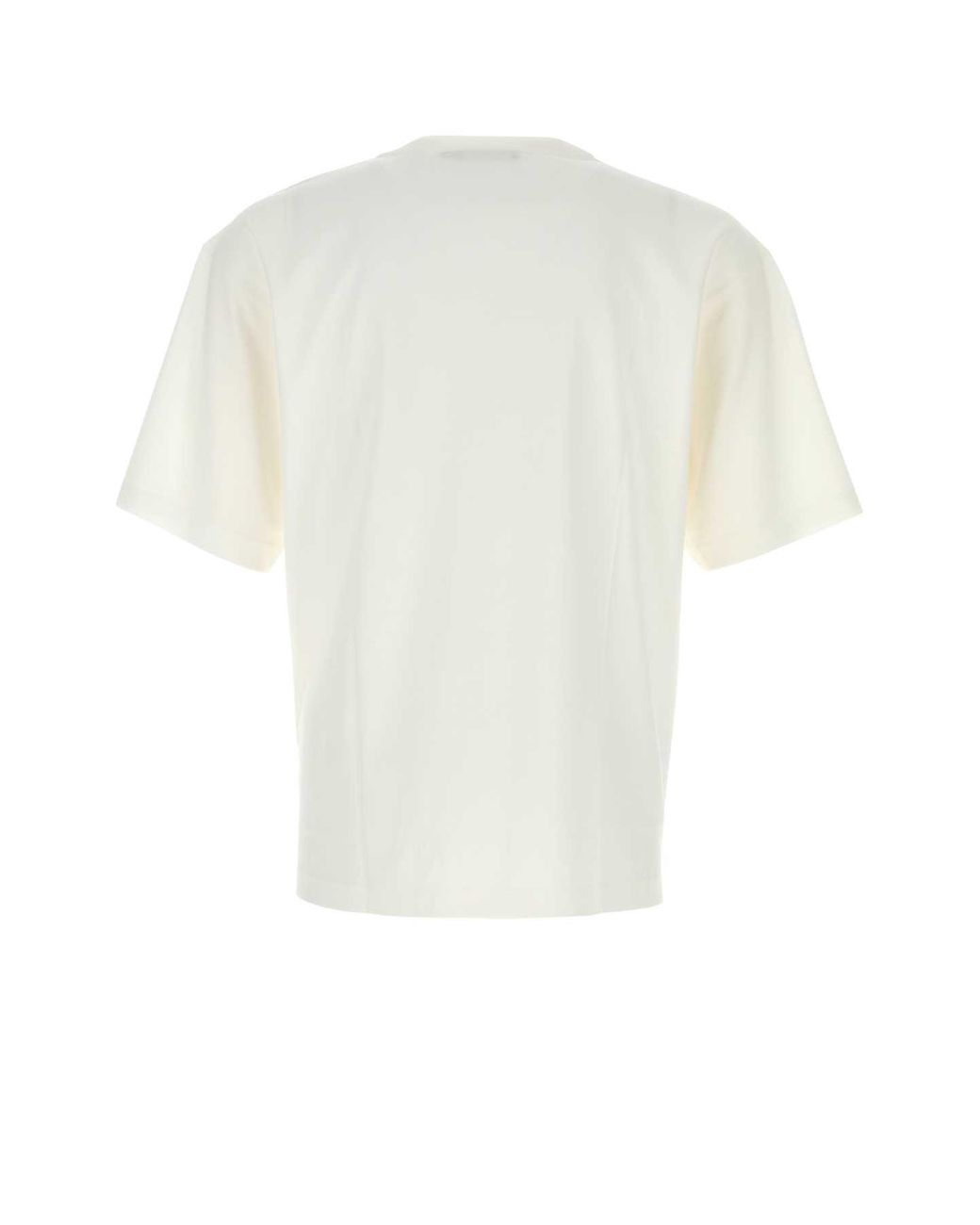 Dolce & Gabbana White Cotton T-Shirt for men