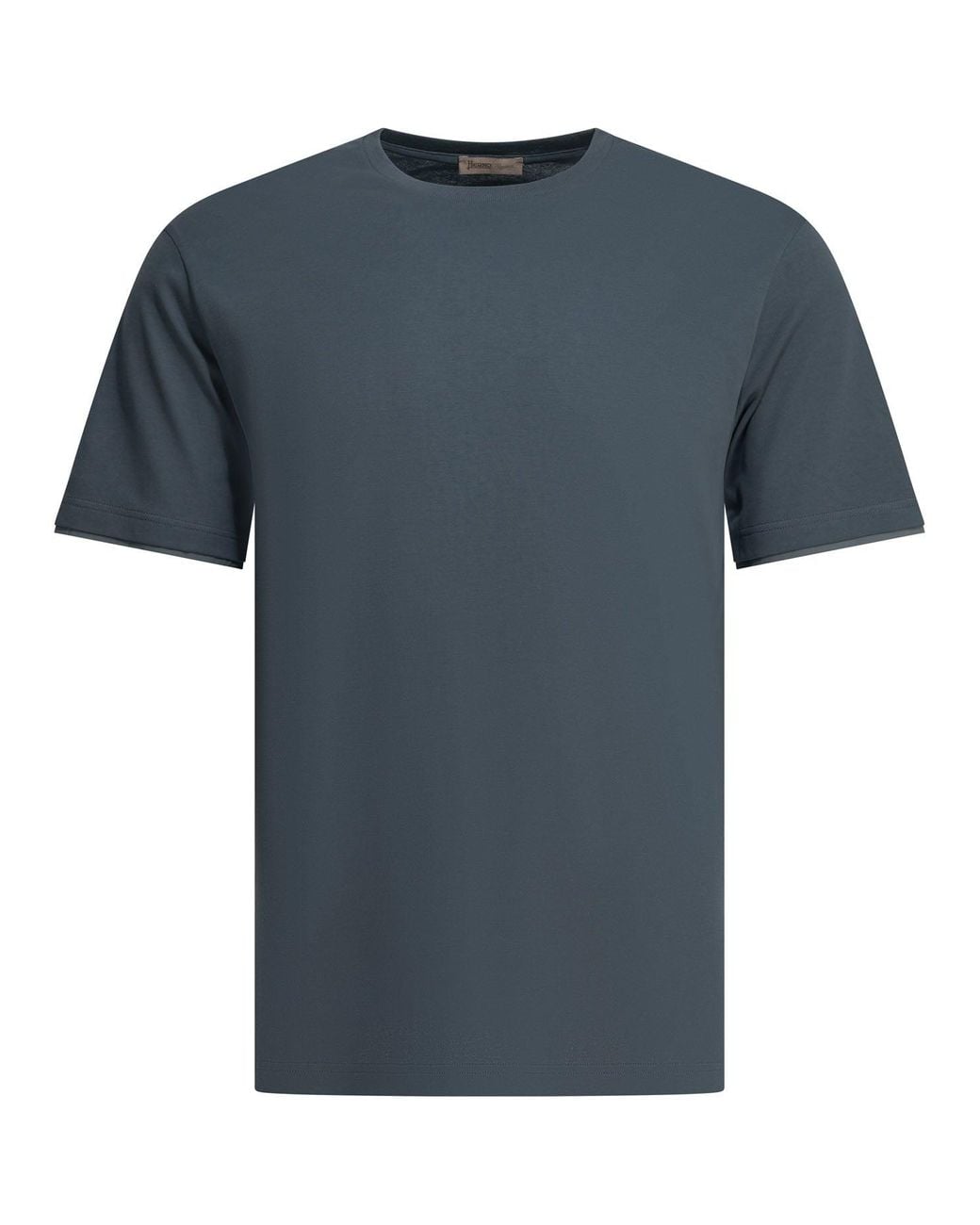 Herno Blue "Resort" Crew Neck T Shirt